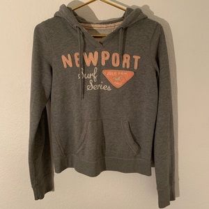 Grey hollister hoodie